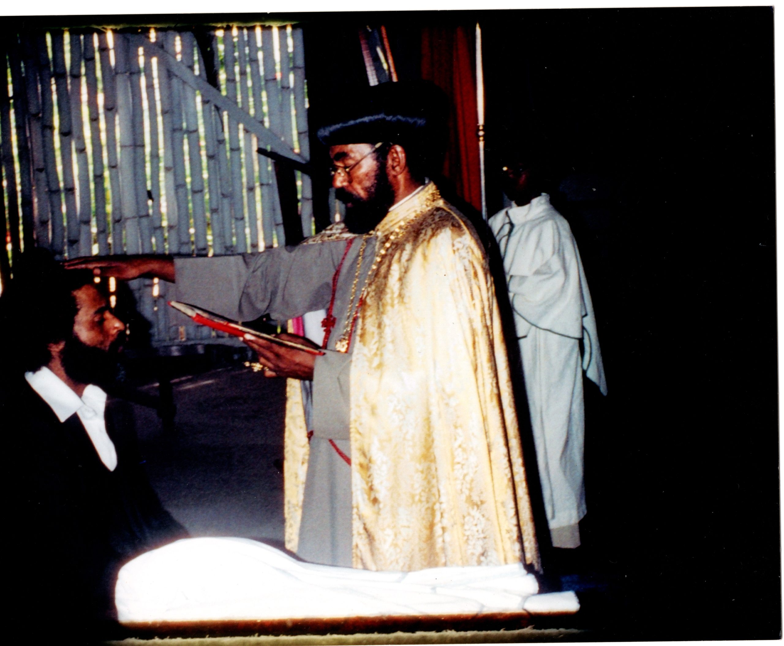 Fr. Amde Hamilton ordination little bamboo church Jamaica